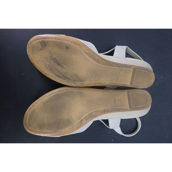 SAS Tripad Comfort Caress Sandals Womens Size 9.5N Bone Leather Slingback - Picture 11 of 11